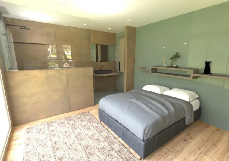 Plan 3D salle de bain dans le Grésivaudan , Grésivaudan, Ambiance Revêtements