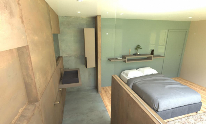Plan 3D salle de bain dans le Grésivaudan , Grésivaudan, Ambiance Revêtements
